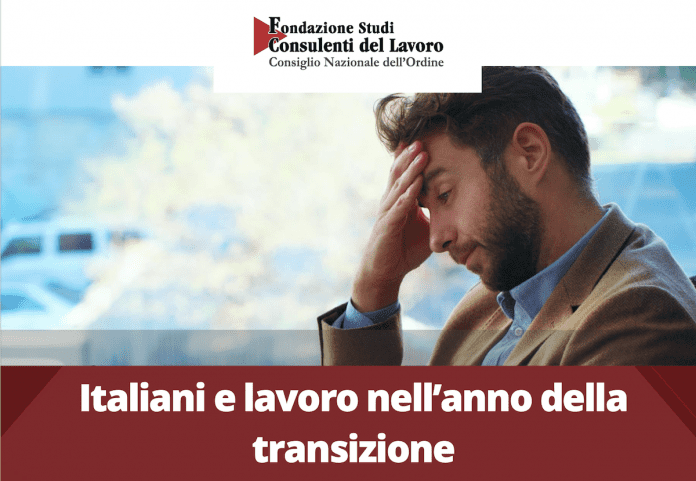 Italiani e lavoro nell'anno della transizione