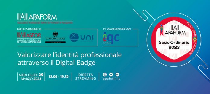 Digital badge: convegno Apaform