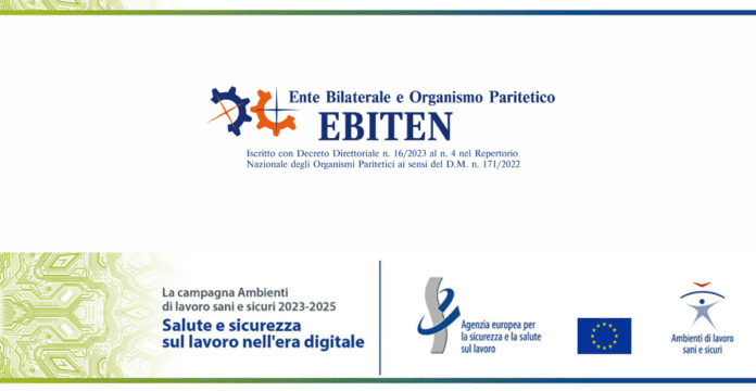 Ebiten partner Ue per la salute e sicurezza sul lavoro