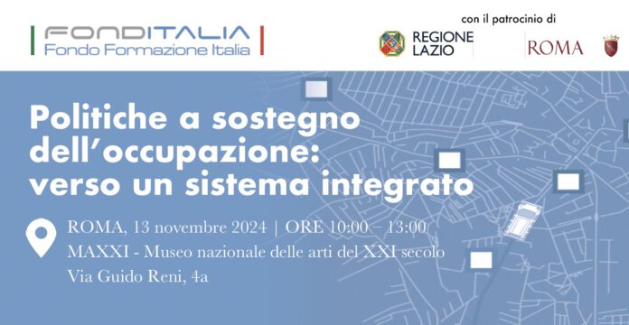 presentazione del Rapporto FondItalia a Roma 13 novembre 24